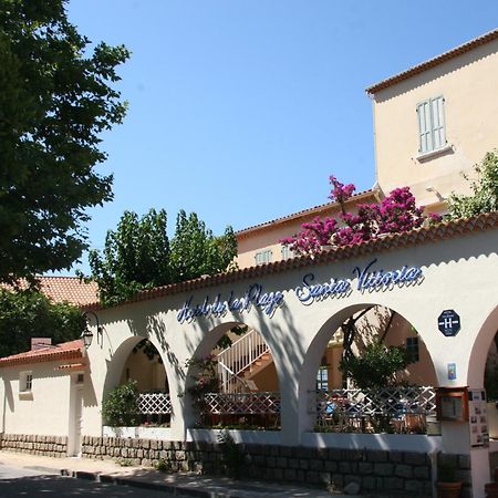 Hotel De La Plage Santa Vittoria Algajola  Exteriör bild
