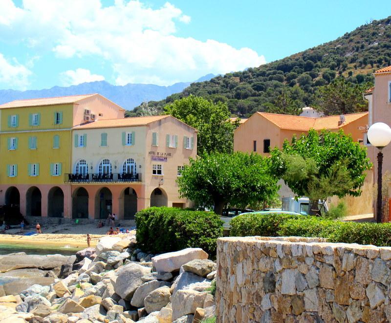 Hotel De La Plage Santa Vittoria Algajola  Exteriör bild