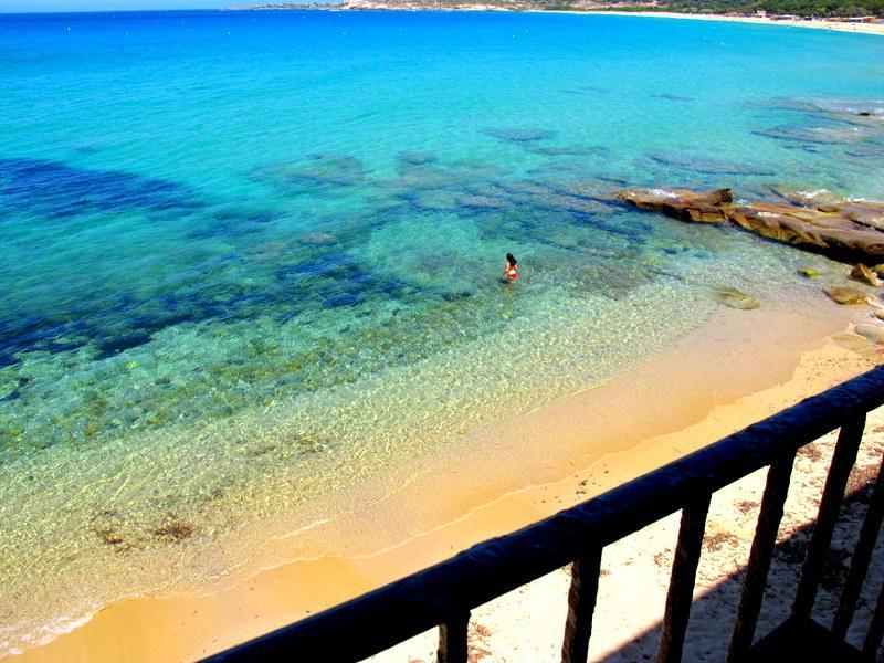 Hotel De La Plage Santa Vittoria Algajola  Exteriör bild
